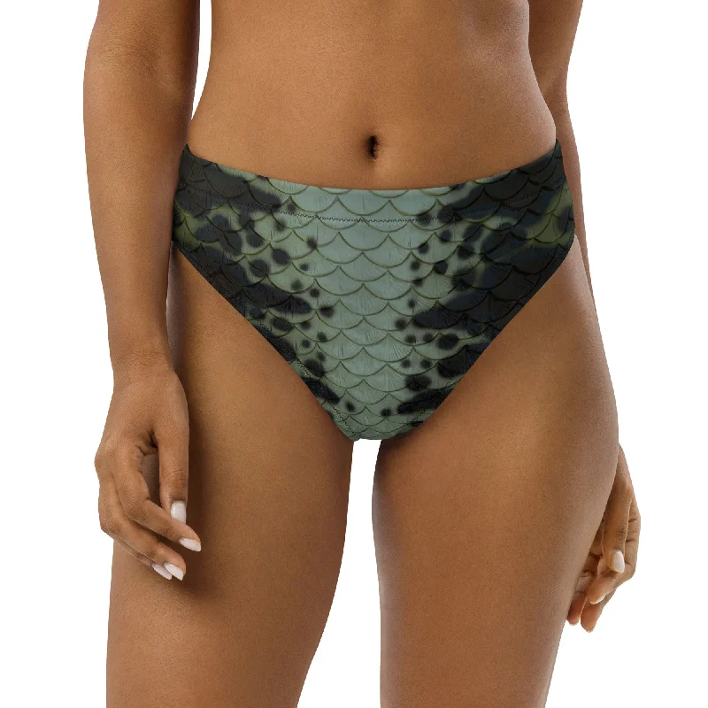 Savings Galore Everglade Recycled High-Waisted Bikini Bottom