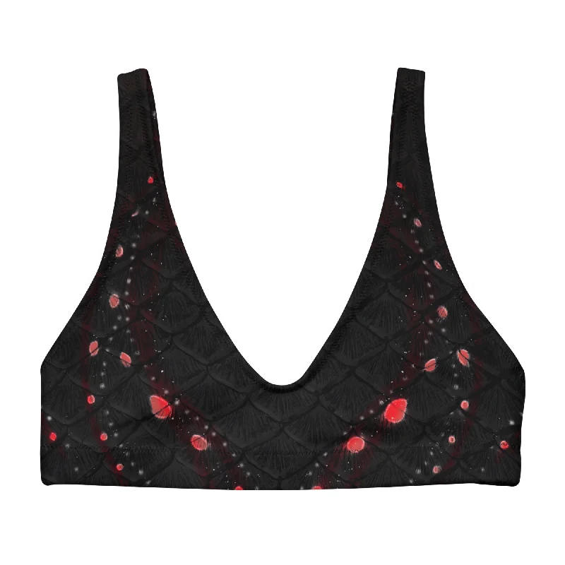 Act Now Dark Tide Recycled Padded Bikini Top