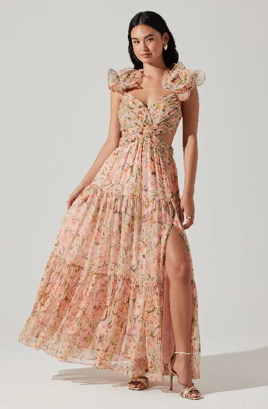 Epic Deals Fritillaria Floral Maxi Dress