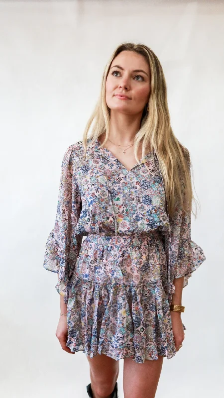Best Bargains Wildflower Whisper Chiffon Dress