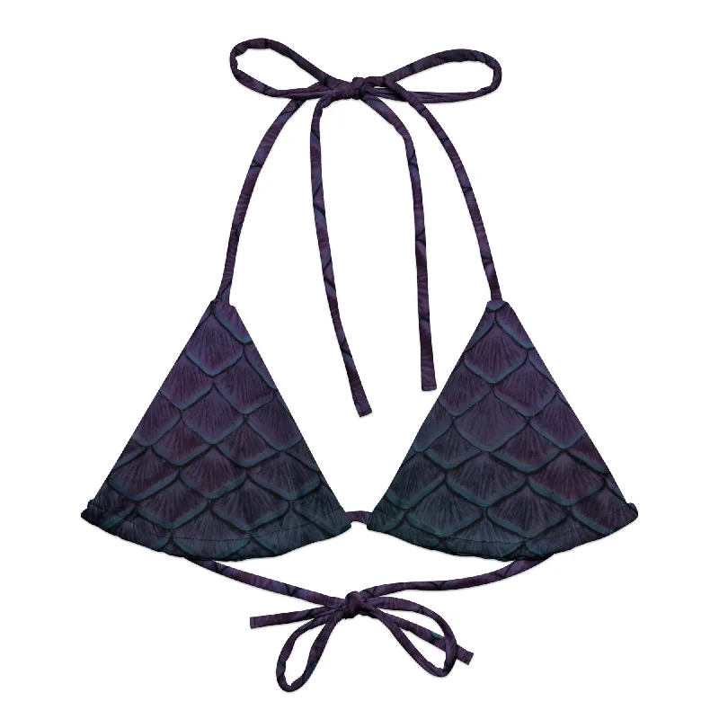 Clearance Items Nightshade Recycled String Bikini Top