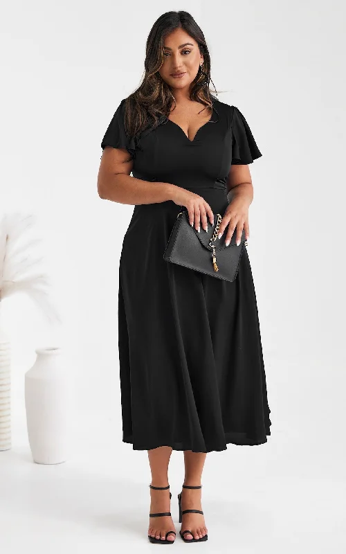 Value Deals Cabernet Maxi Dress - Black