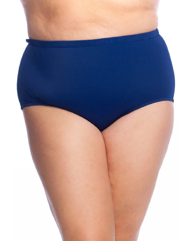 Special Price 2024 Maxine of Hollywood Women's Plus Solid Full Pant Bikini Bottom - Mw6nk50