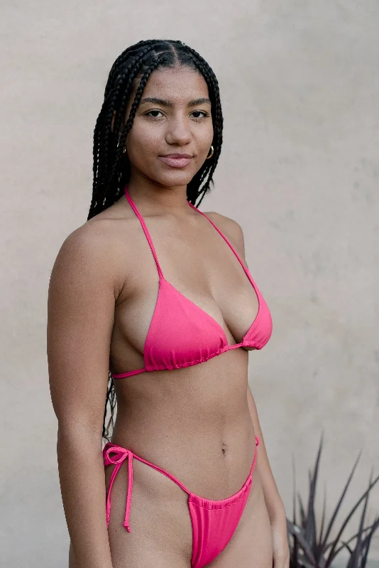 Price Drop The Triangle Top - Fuego Pink