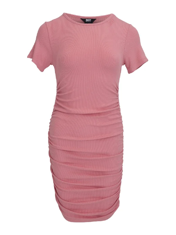 Exclusive Savings Platinum Rib Elbow Sleeve Dress