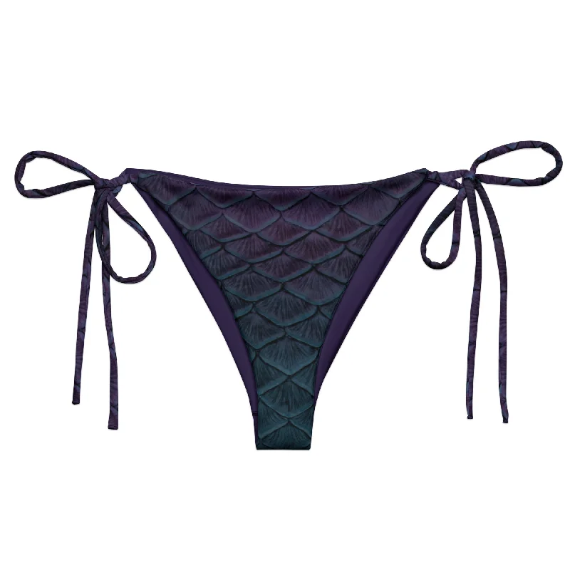 Don't Miss Nightshade Recycled String Bikini Bottom