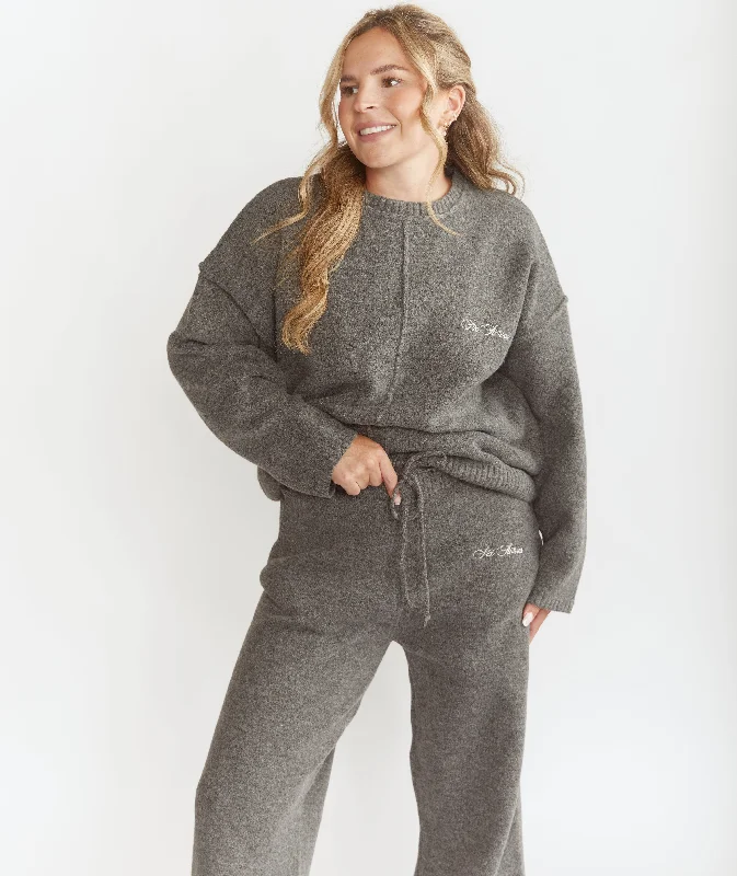 Early Bird Discount Limited Edition Oversized Knit Jumper - Grey