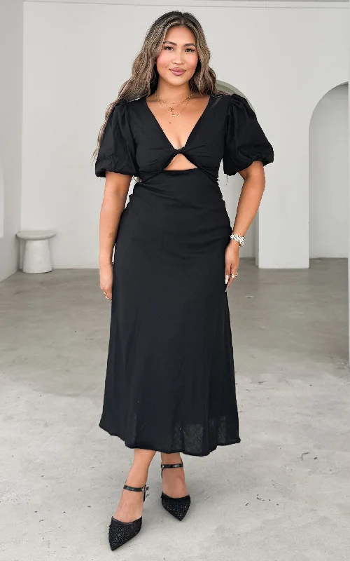 Shop and Save Kamala Maxi Dress - Black