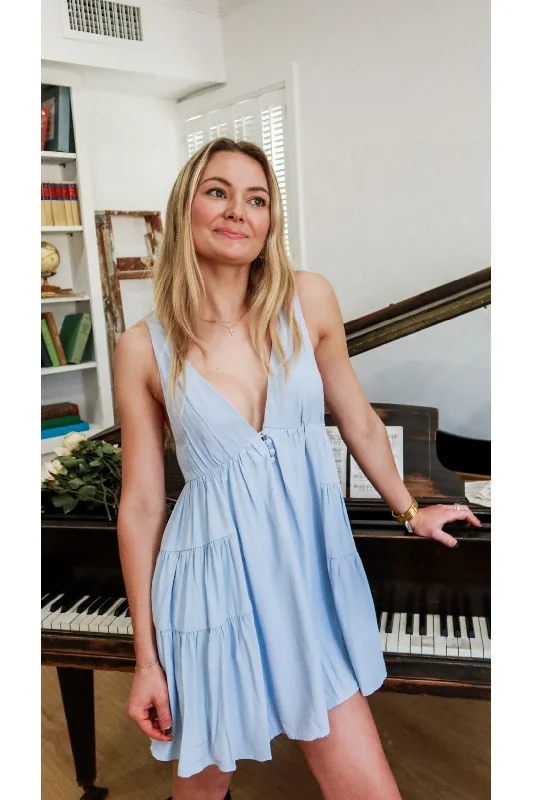 Closeout Blue Skies Tank Dress