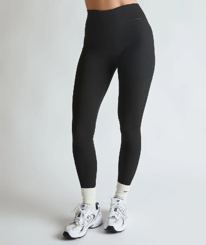 Price Break Premium Branded Leggings - Black