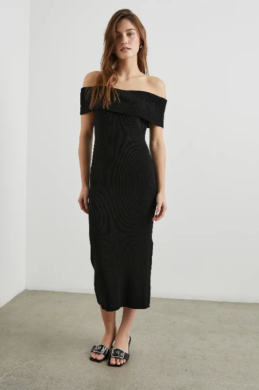 Super Bargain ANAYA DRESS - BLACK