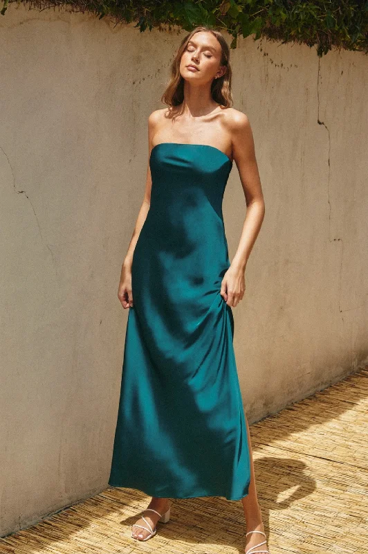 Deep Discounts Myla Strapless Maxi Dress