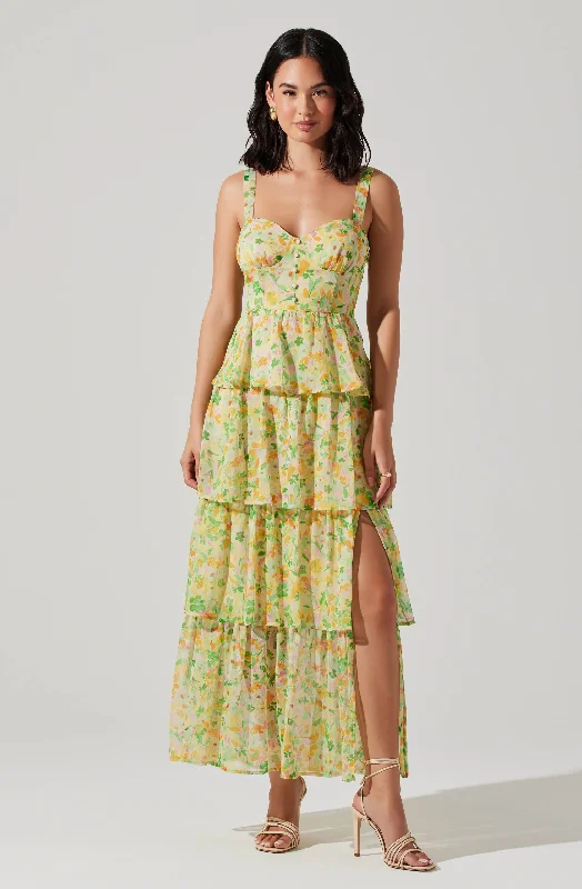 Final Sale Midsummer Floral Tiered Maxi Dress