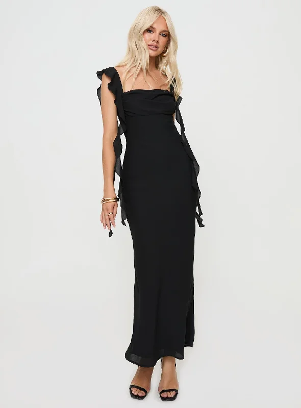 Crazy Savings Lanai Maxi Dress Black