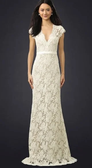 Special Price Reem Acra REEMM20145/ I'm married lace gown
