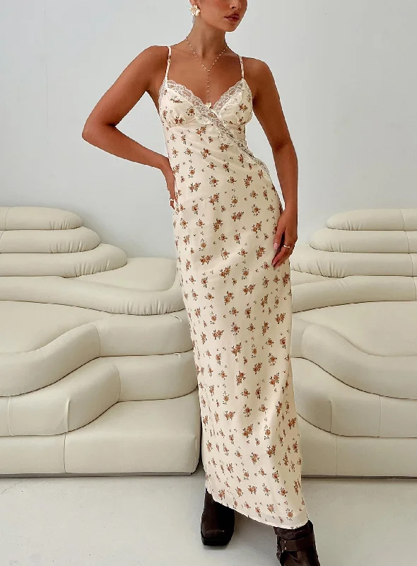 Final Clearance Madeleine Lace Maxi Dress Multi Floral
