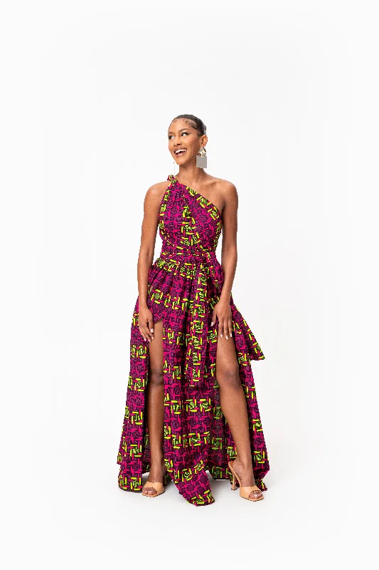 Blowout Deals WUNMI African print Maxi Infinity dress