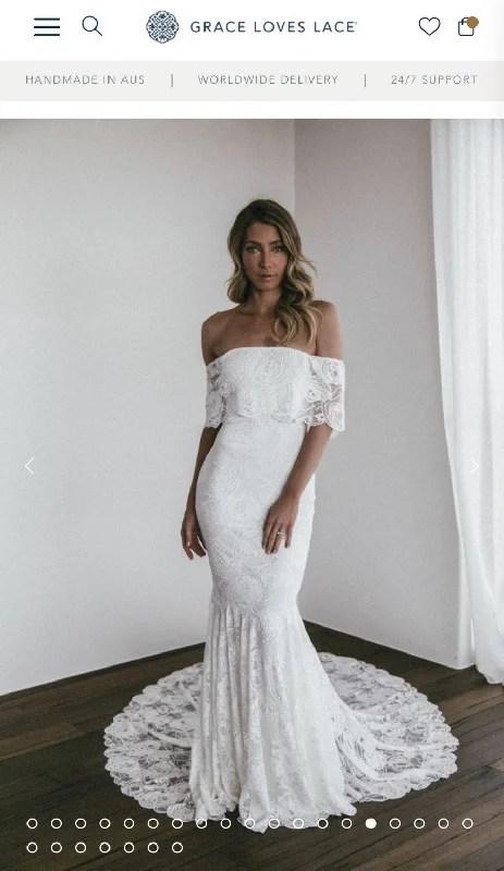 Take Advantage Grace Loves Lace Peaches (ivory lining)