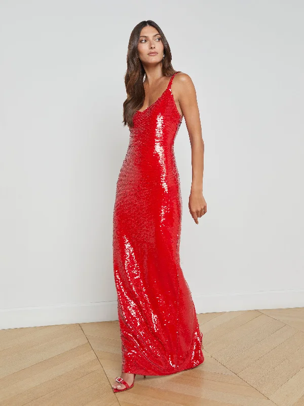 New Markdowns Karma Sequin Maxi Dress