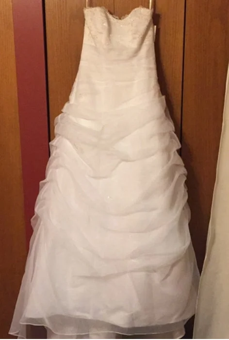 Price Reduction David's Bridal L9479WHITE