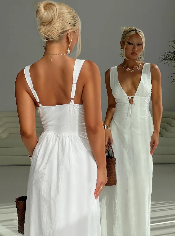 Exclusive Savings Cullman Maxi Dress White