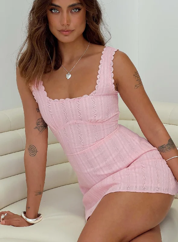 Closeout Dasha Mini Dress Pink