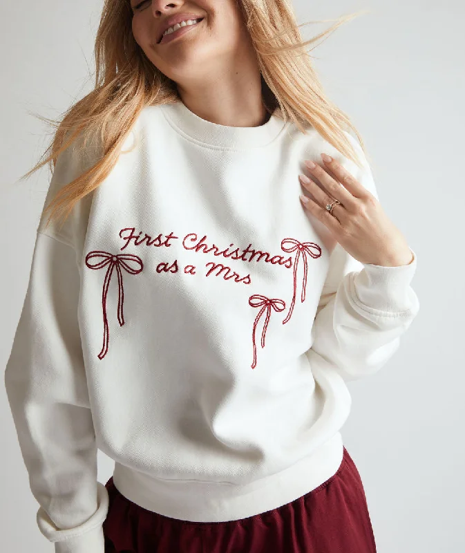 Buy Now First Christmas As a Mrs Jumper