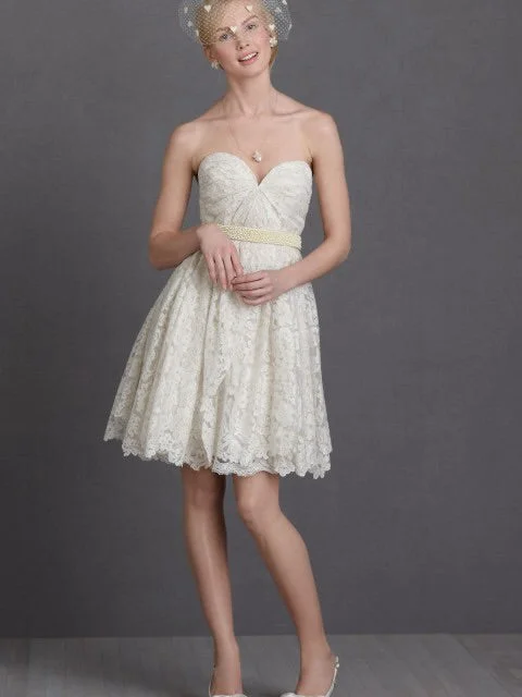 TIME-Limited Offer Sarah Seven Lustrous Lace Dress