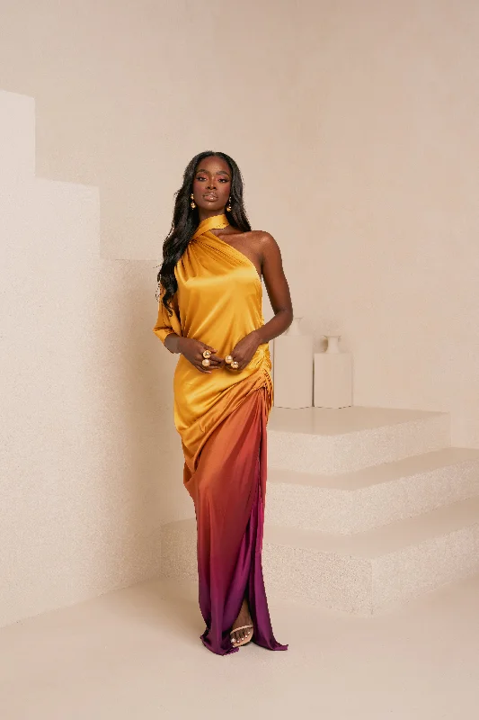Bargain Bin SOL DRAPE MAXI DRESS