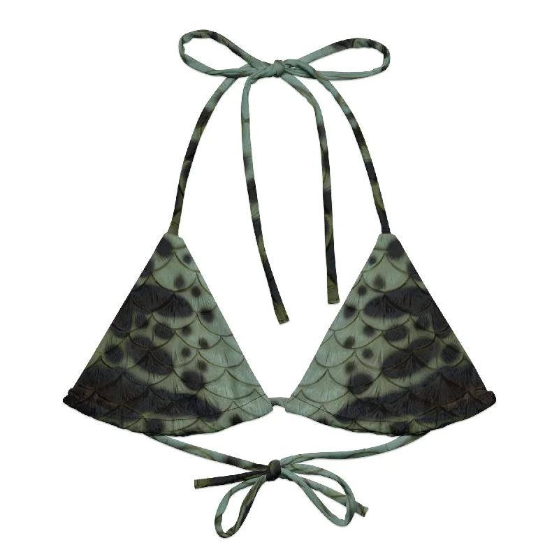 Massive Deals Everglade Recycled String Bikini Top