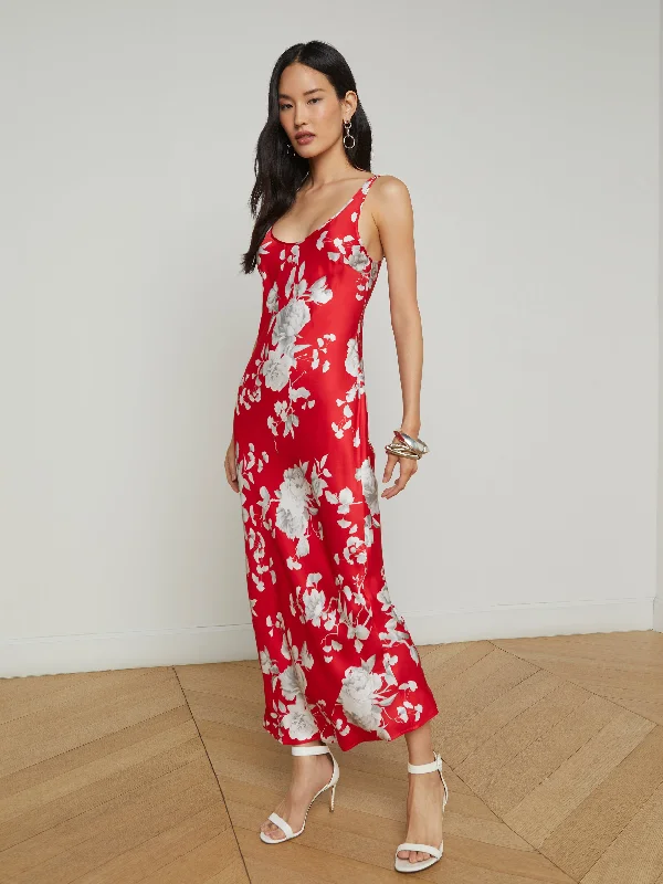 Buy More, Save More Akiya Satin Maxi Dress