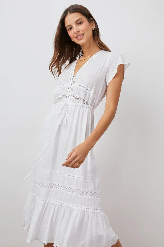 Lowest Price KIKI DRESS - WHITE LACE DETAIL