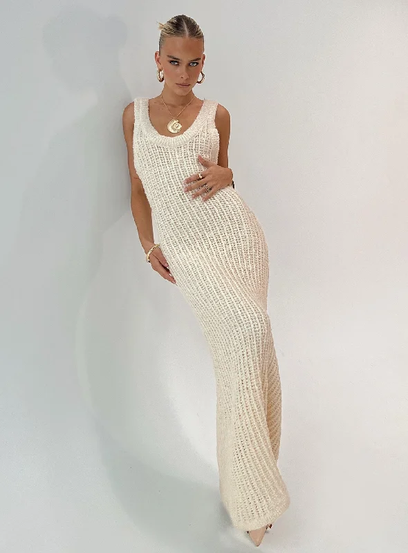 Online Only Andiamo Maxi Dress Cream