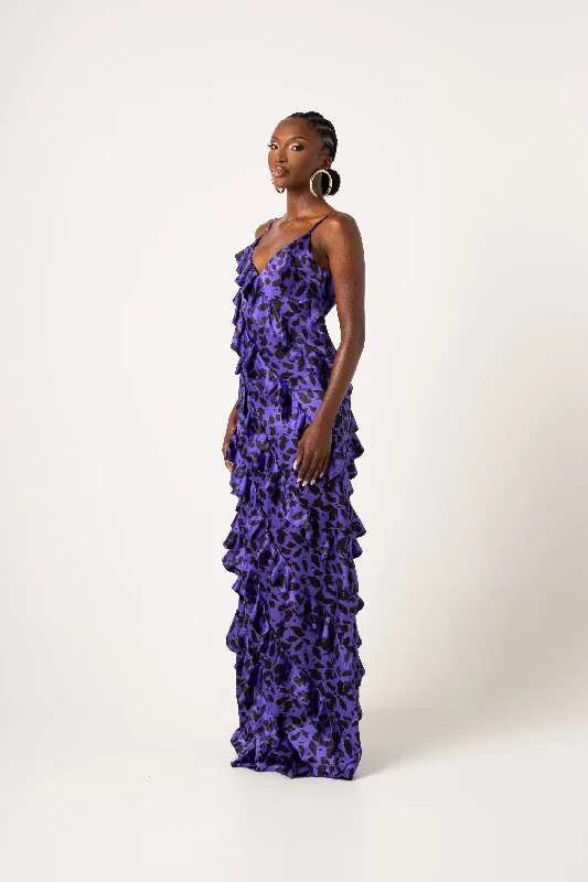 Fantastic Deals FARRAH RUFFLE MAXI DRESS