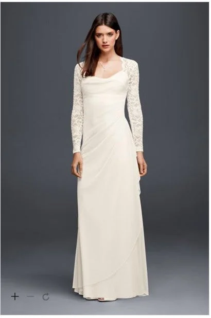 Price Drop David's Bridal Long Chiffon Skirt