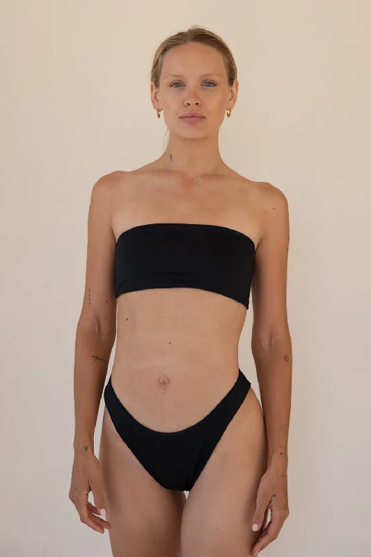 Midnight Madness The Bandeau - Matte Black