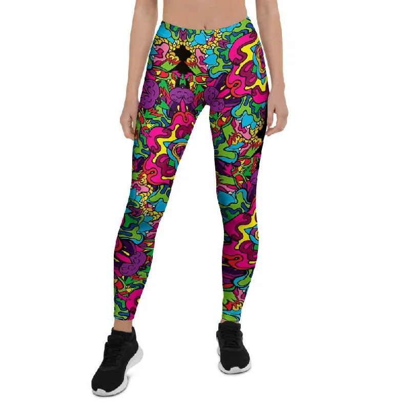 Price Fest Animal Hippie Psychedelic Women's Leggings