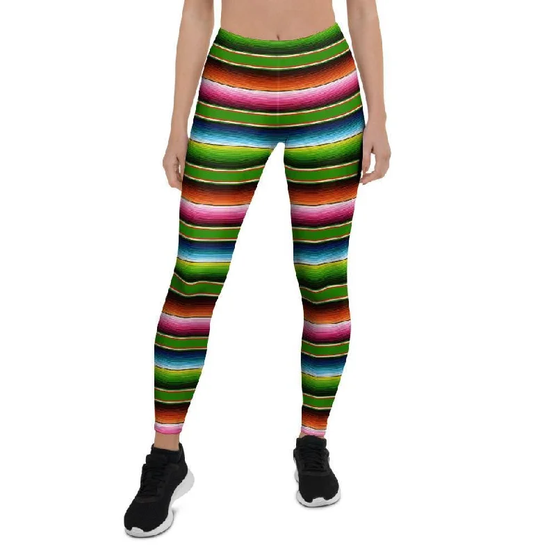 Baja Mexican Print Women's Leggings