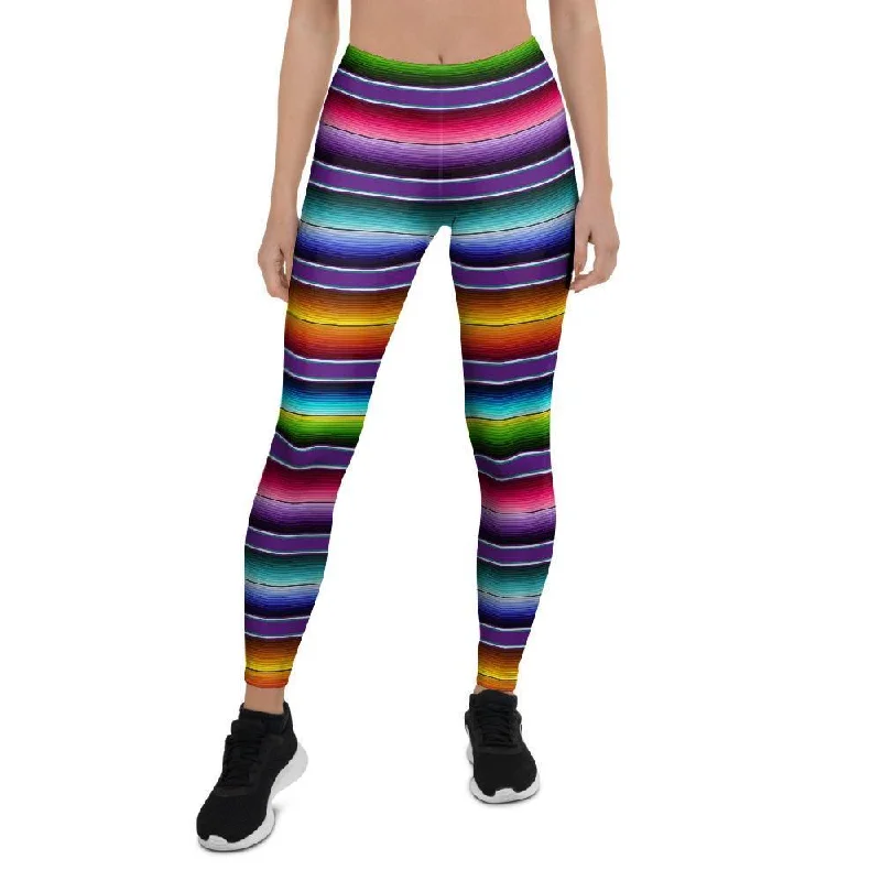 Baja Serape Print Women's Leggings