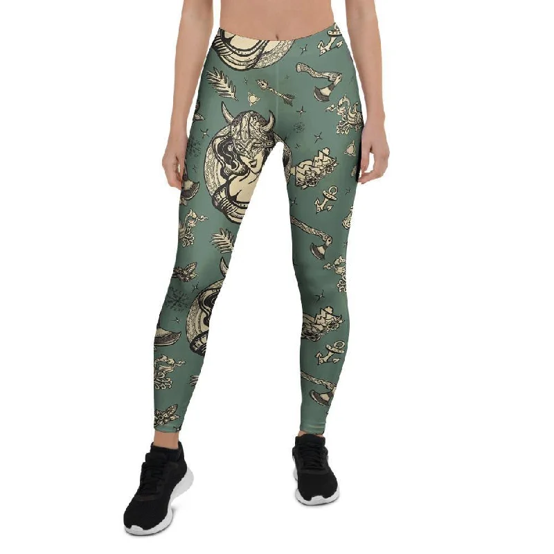 Barbarian Warrior Viking Norse Women's Leggings