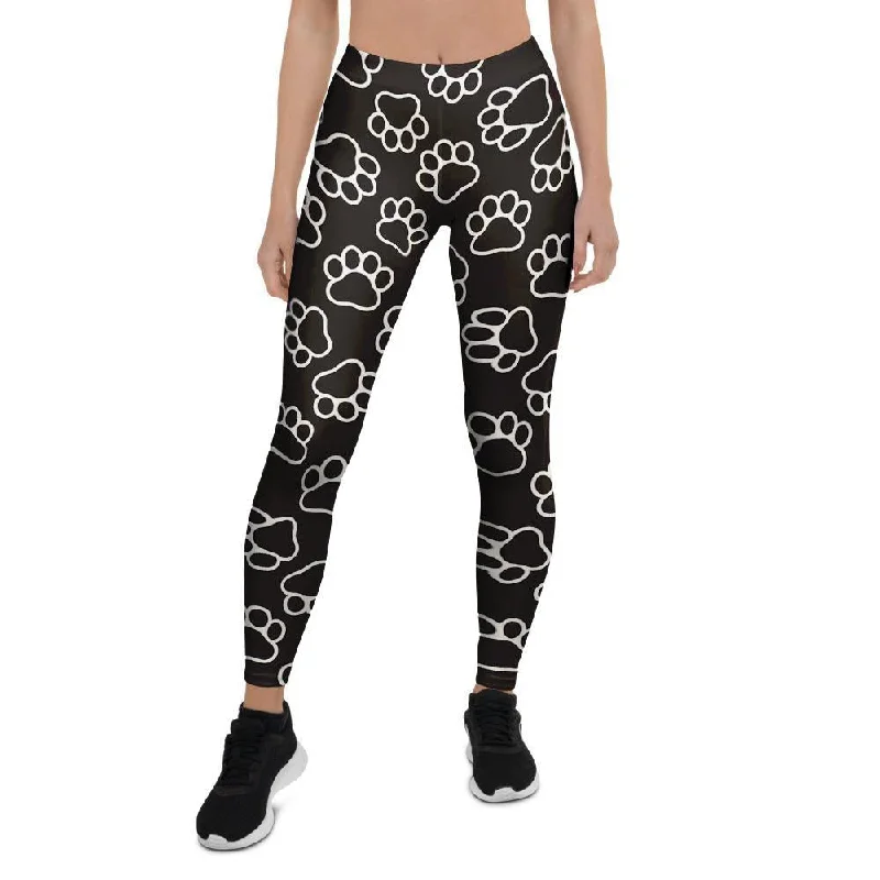 Black Paw Women's Leggings