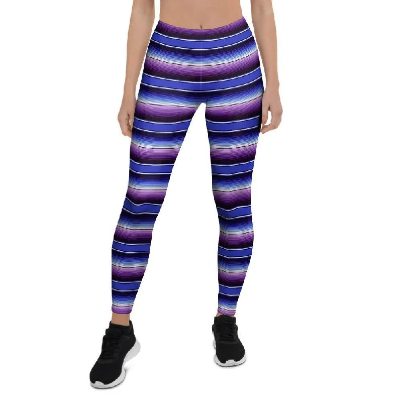 Blue And Purple Mexican Baja Women's Leggings