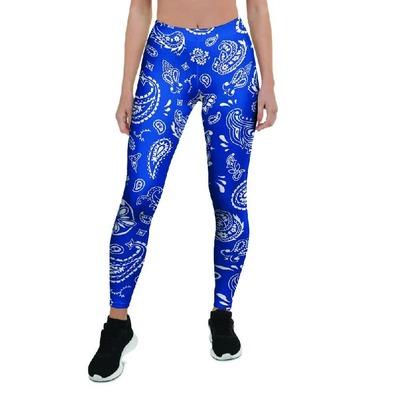 Blue Bandana Women's Leggings